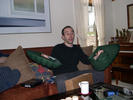 Dan with scoop hands