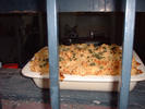 yummy potatoes in window