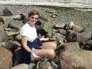 Amy with Rock Towers
